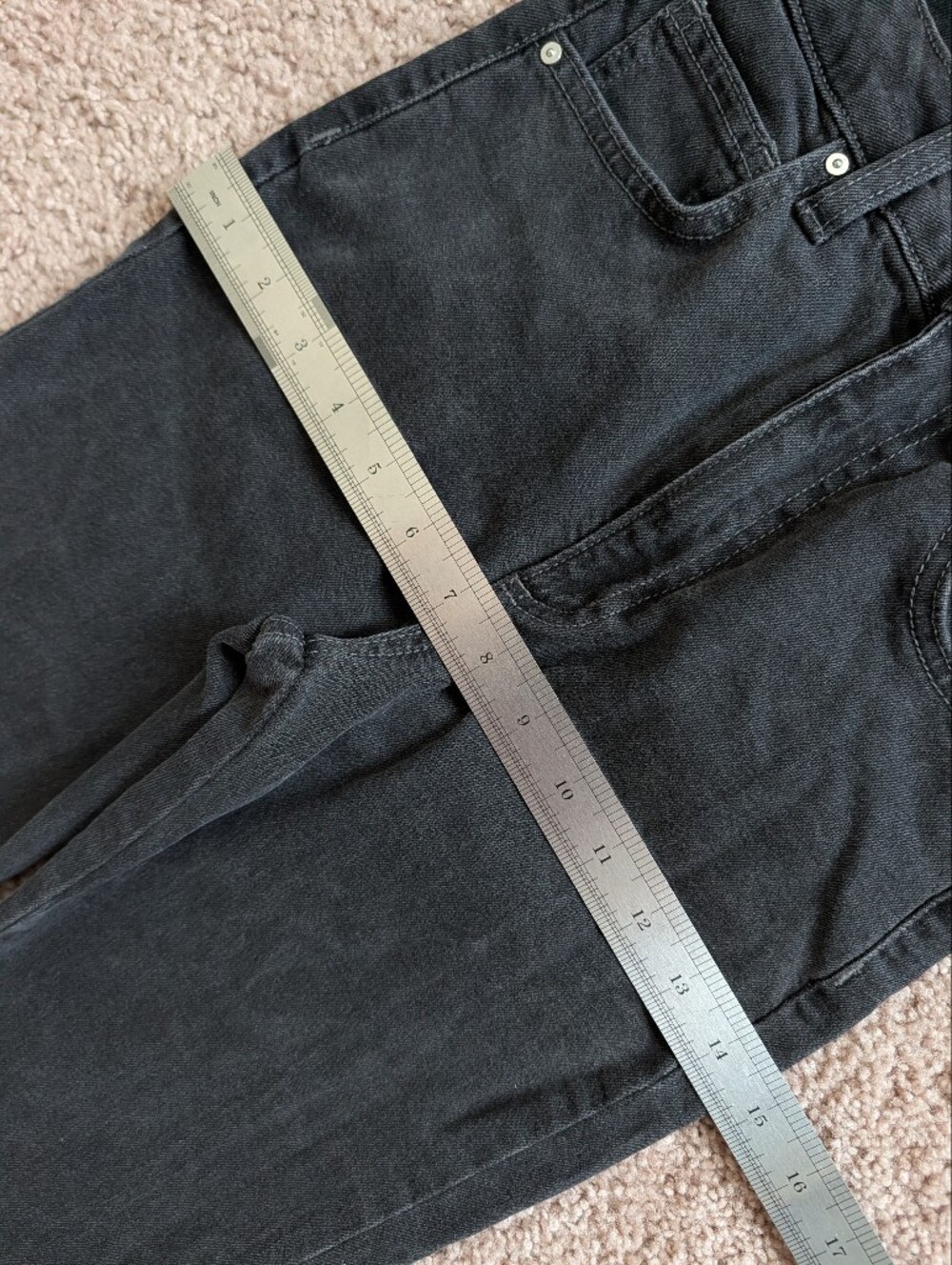 Cotton On Womens Black Boho Festival High Rise 80s Original Flare Jeans Size 2 - Picture 11 of 13